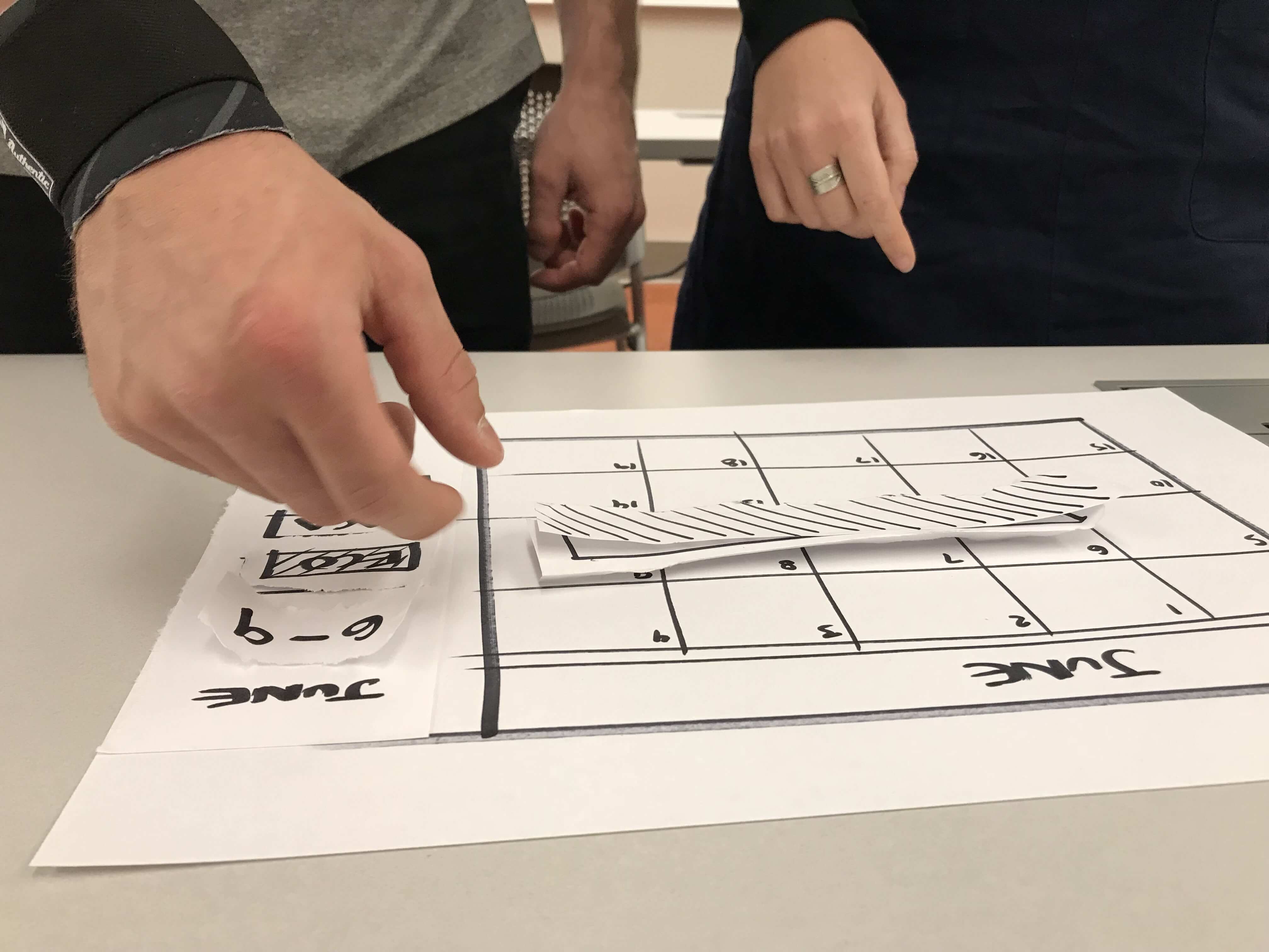 testing paper prototype